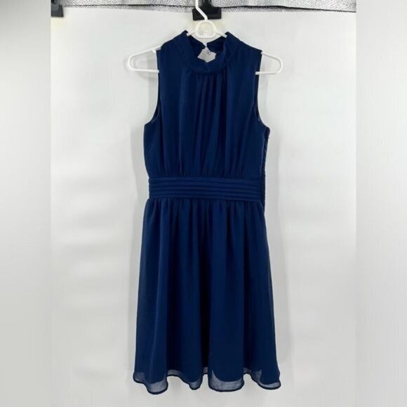 ModCloth fervour blue sleeveless dress size S womens - Picture 1 of 9